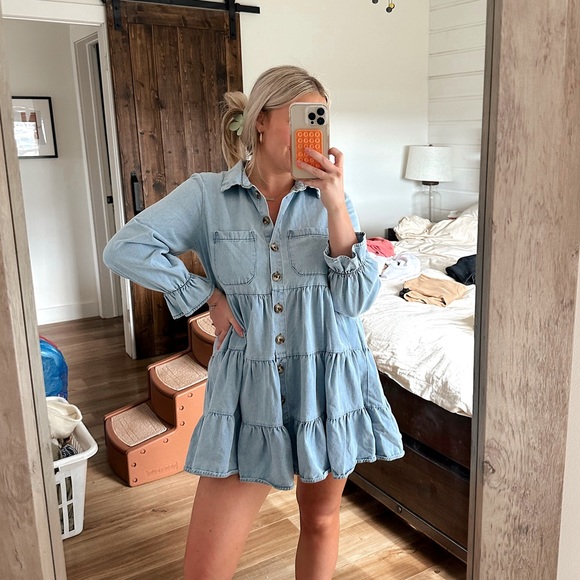 Petal & Pup Dresses & Skirts - Jean Mini Dress